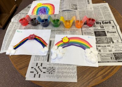 SRP patron activites on display includes rainbows